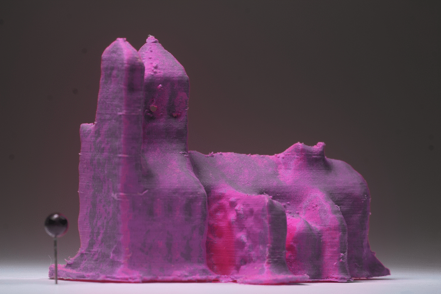 Figure 22: Dissipating Phygital Old Minster v.3 (RTI GIF 3D print)