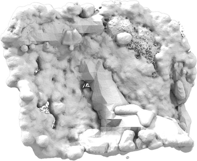 Figure 11: Plastic Print derived from aggregated images of the Devil's Chair, Avebury