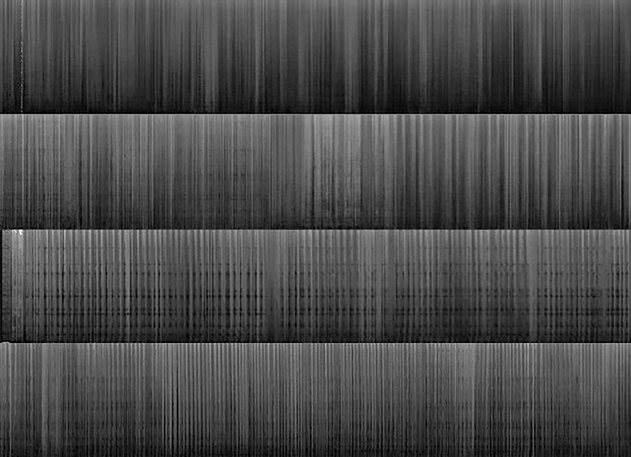 Figure 2 - Sonic Stratigraphy (Series S), Gant, S. 2014-16 (Digital Sonograph)